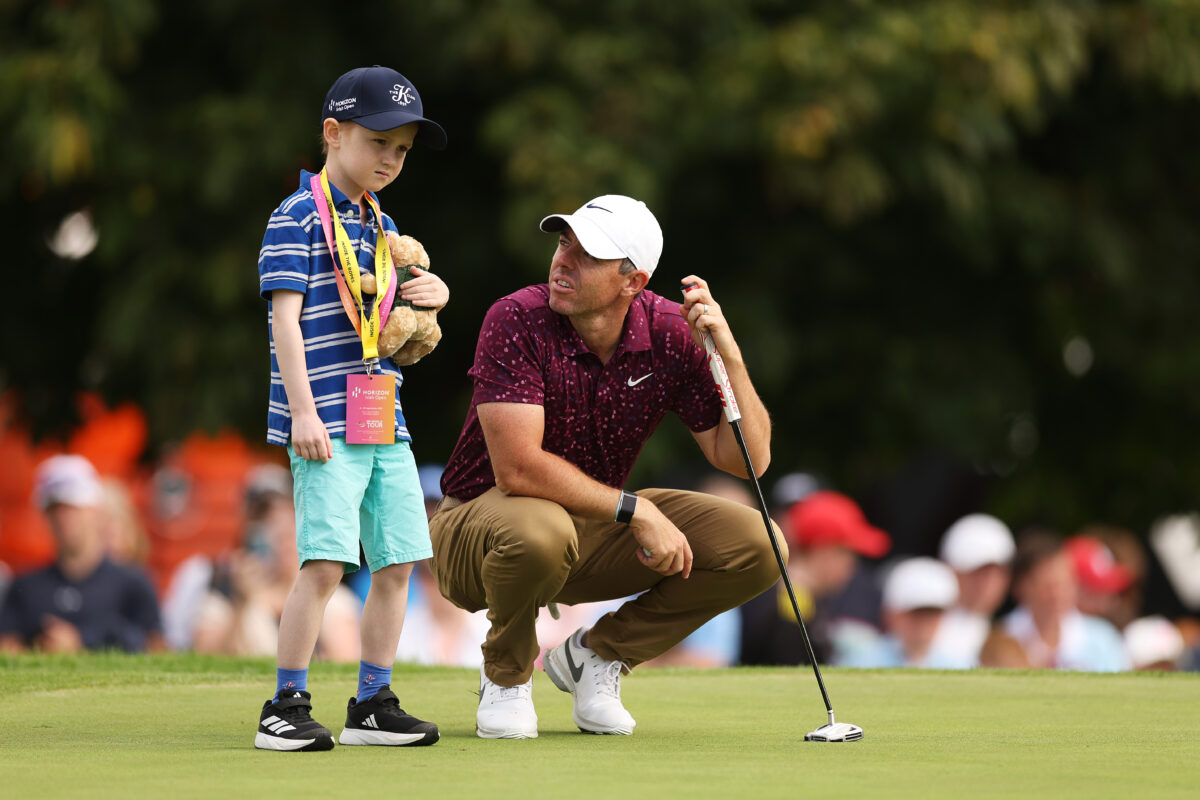 How Rory McIlroy made this 7-year-old’s wish come true at Irish Open