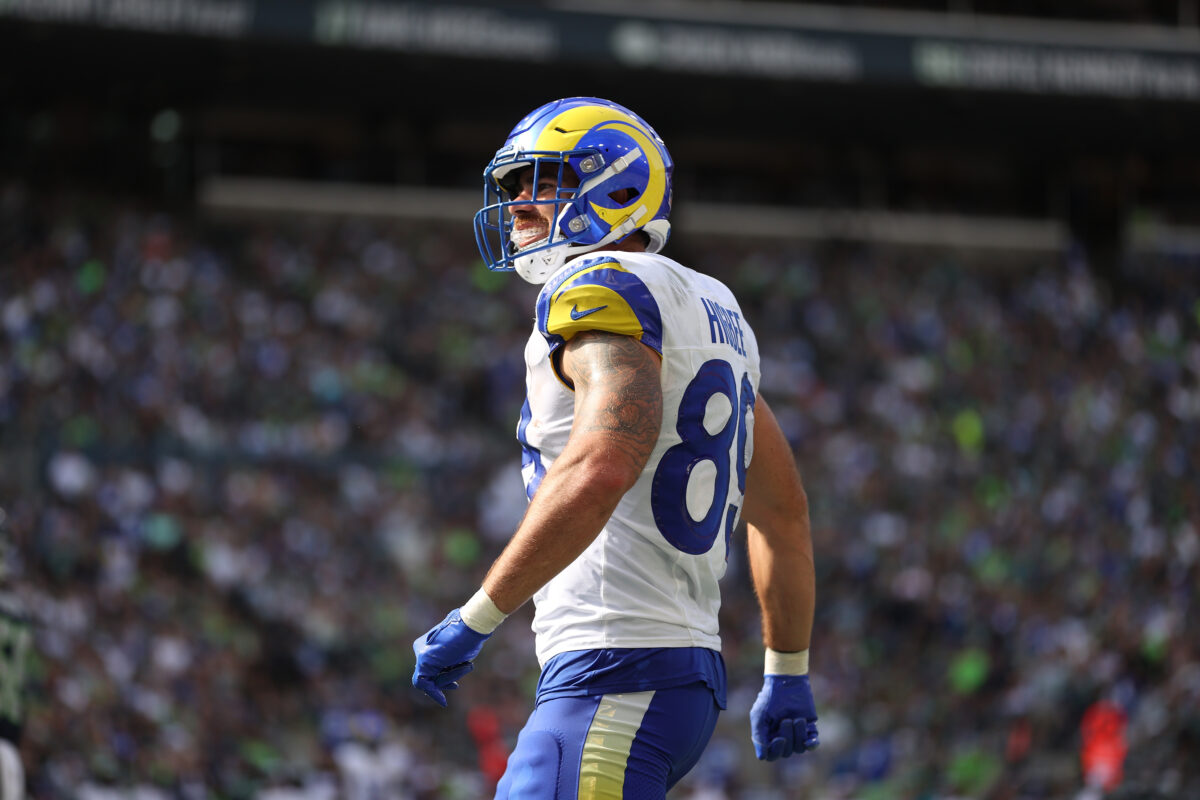 Watch: Tyler Higbee was mic’d up in Rams’ big win vs. Seahawks