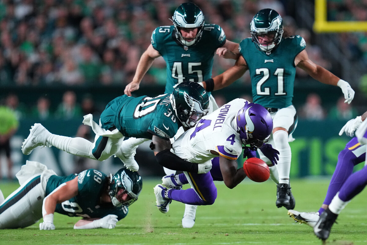 Eagles snap count vs. Vikings: Breakdown, observations from Week 2