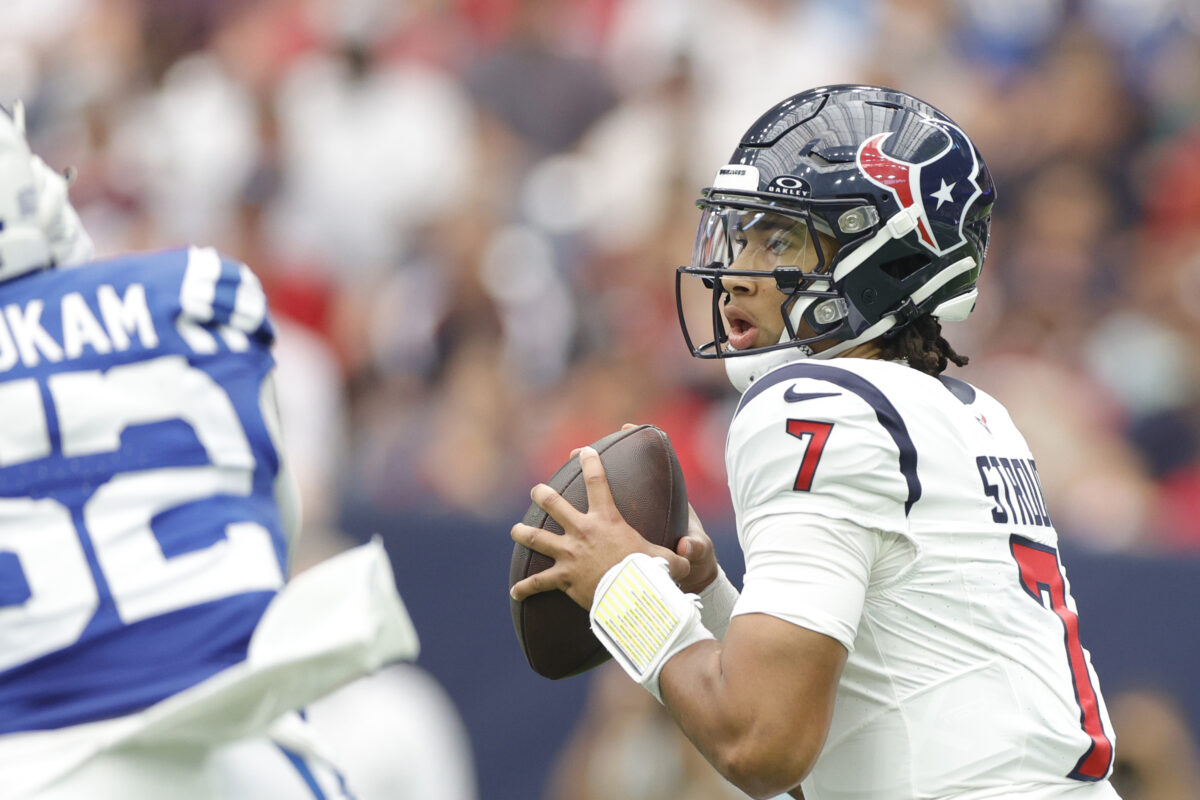Texans QB C.J. Stroud noticed increase in tempo against the Colts