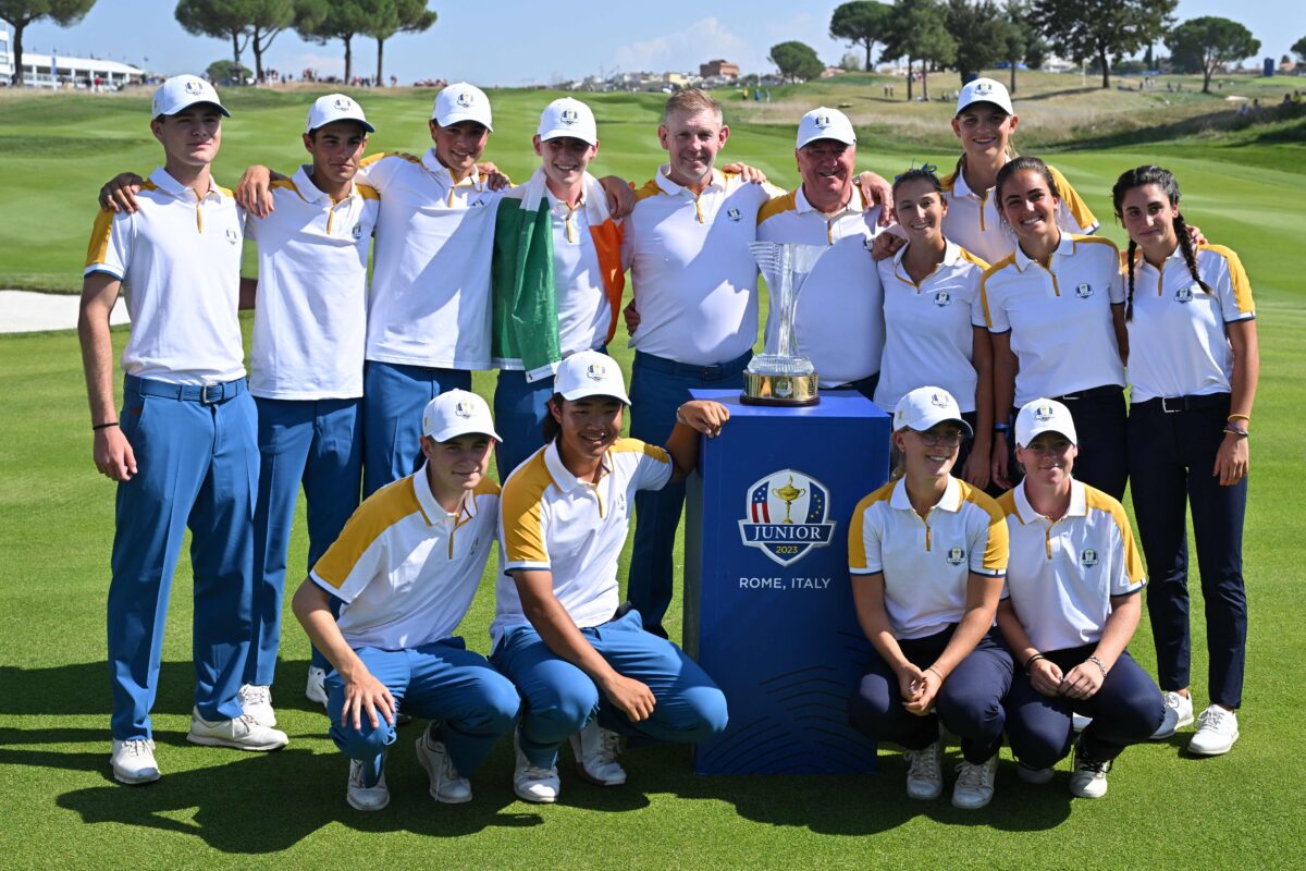 Team Europe runs away with Junior Ryder Cup title at Marco Simone