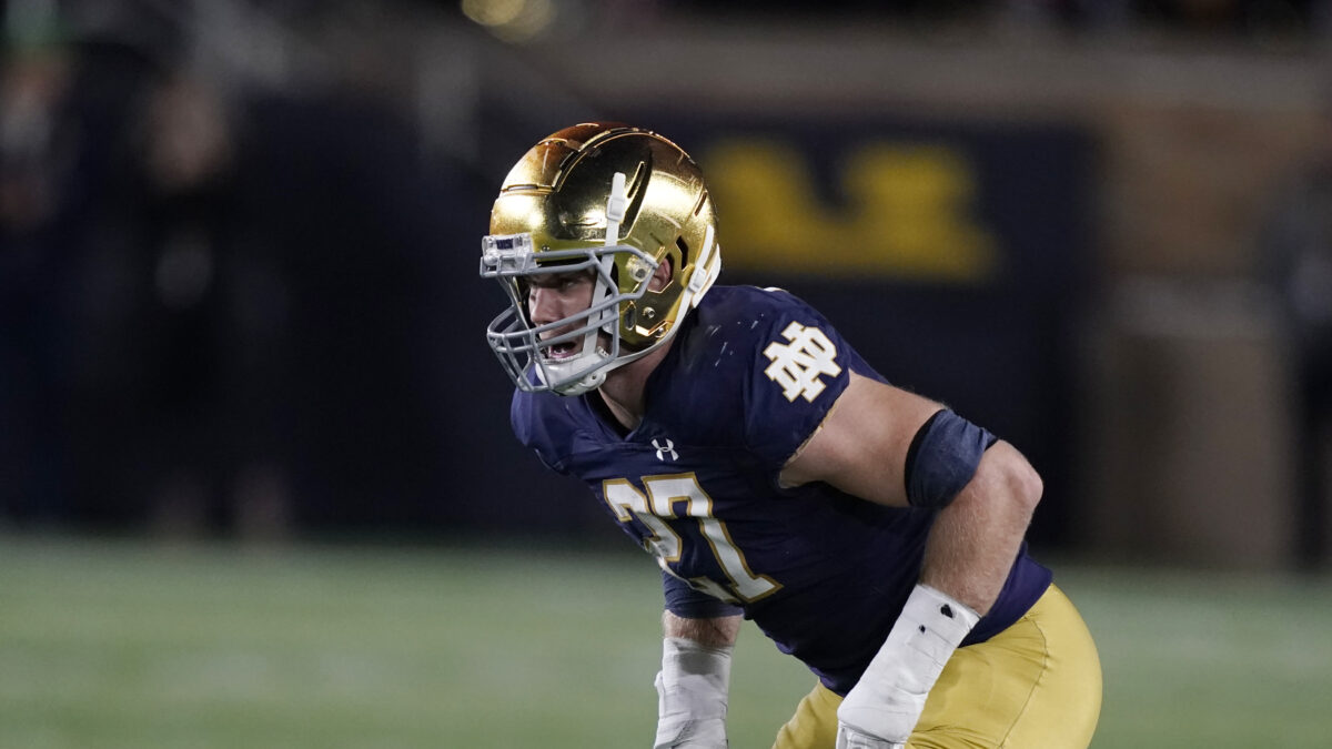 Notre Dame to be without senior linebacker for Central Michigan game