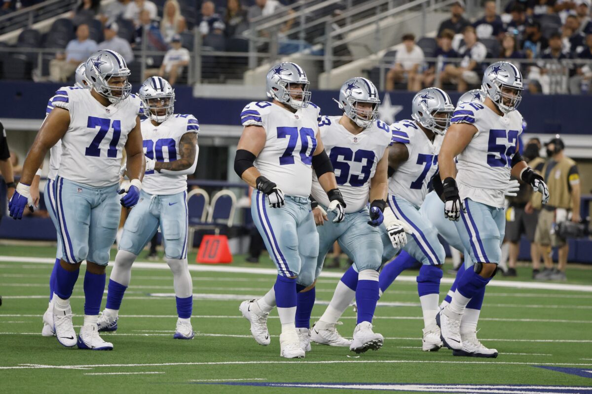 The Cowboys offensive line is experiencing their best-case scenario 