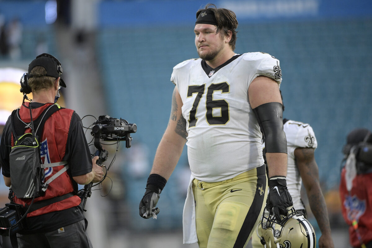 Panthers OL Calvin Throckmorton could start against his former team in Week 2