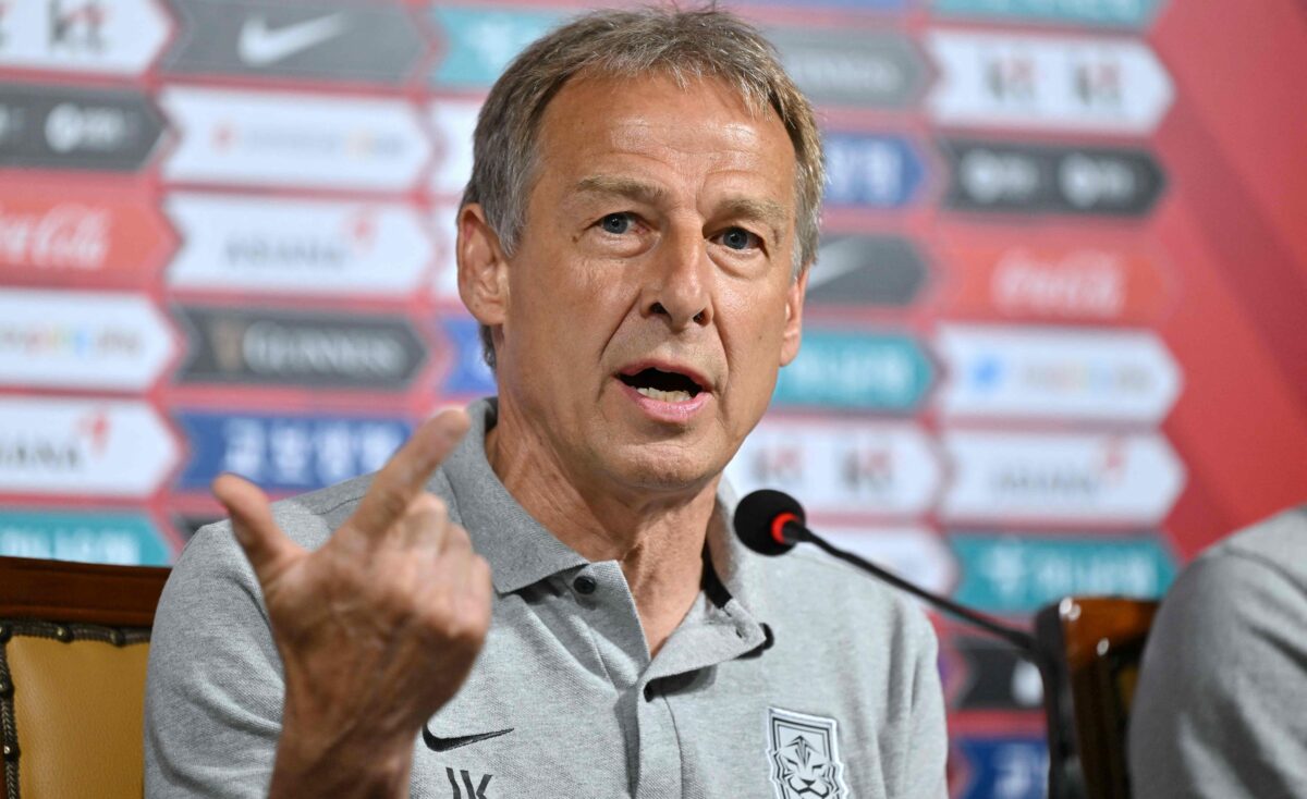 Under pressure after four games, Klinsmann says Korea job ‘huge learning curve’
