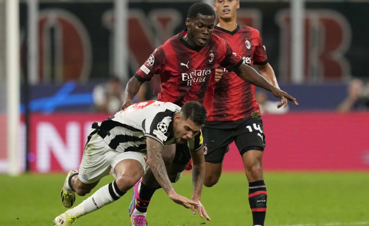 Musah: AC Milan ‘angry’ with Newcastle draw: ‘We had to win’
