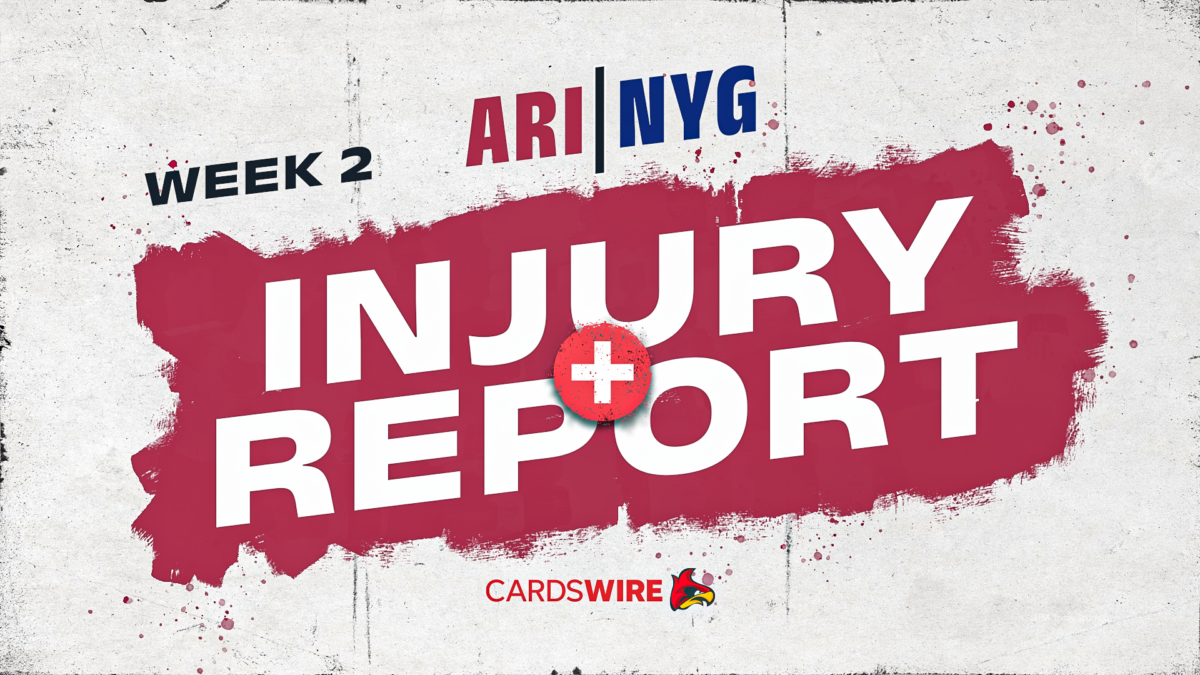 James Conner limited on Cardinals’ 1st injury report of Week 2