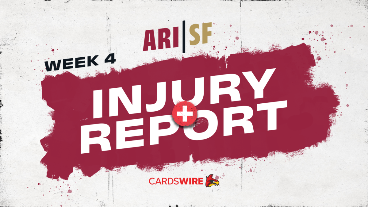 Cardinals injury report: James Conner limited in 1st practice of Week 4