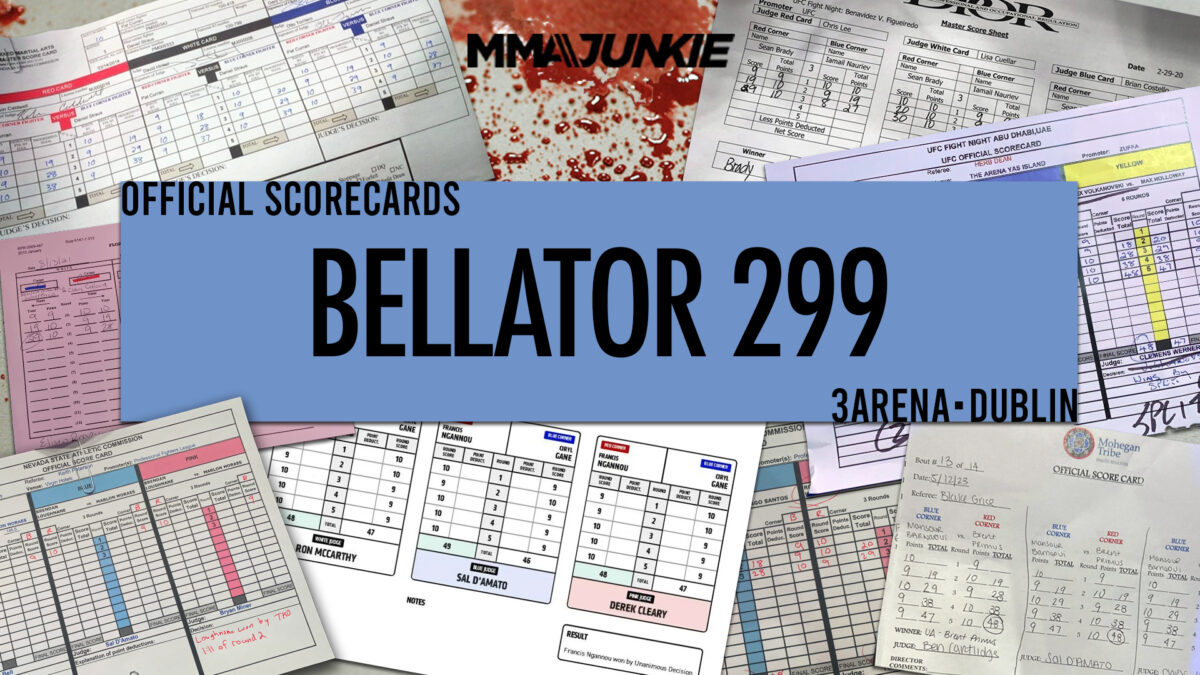 Bellator 299: Official scorecards from Dublin