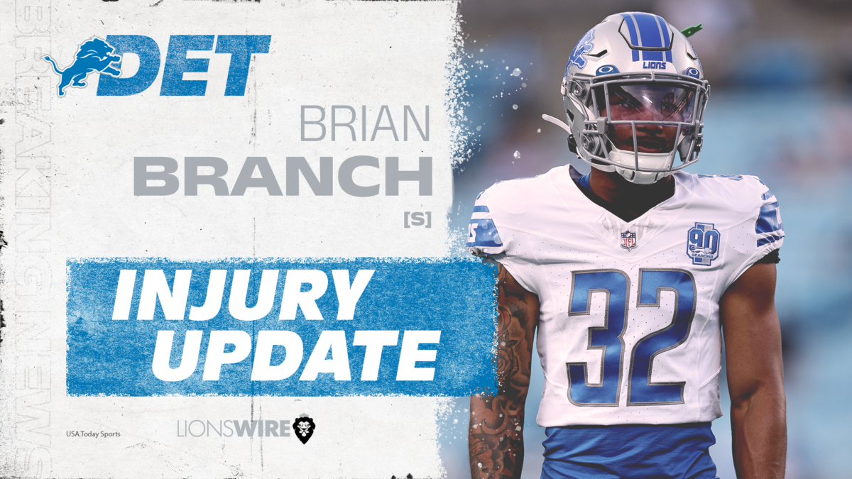 X-rays are negative for Lions DB Brian Branch’s injured ankle
