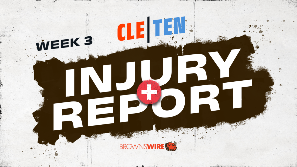 Browns Injury Report: Greg Newsome II still out with Titans up next