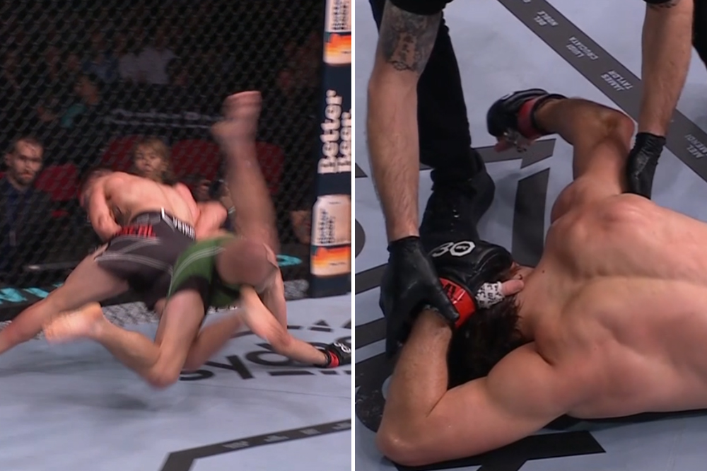 UFC 293 video: Jack Jenkins suffers disgusting arm injury on Chepe Marsical throw