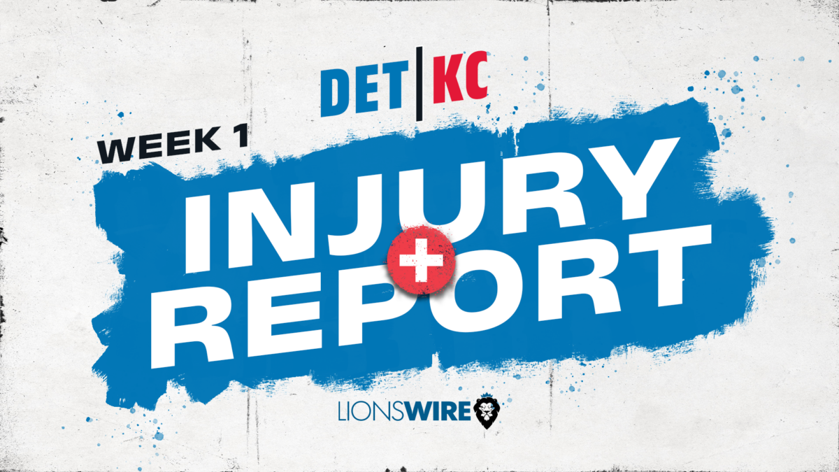 Lions Week 1 injury report: Emmanuel Moseley out vs. the Chiefs