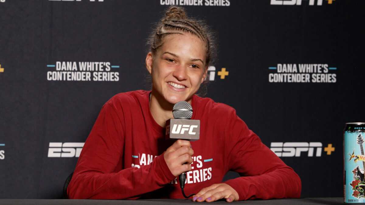 Stephanie Luciano surprised by UFC contract after DWCS draw: ‘I didn’t know what was going to happen’