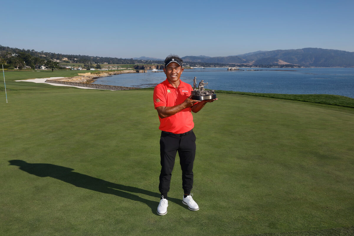 Thongchai Jaidee outlasts Justin Leonard in a playoff to win Pure Insurance Championship