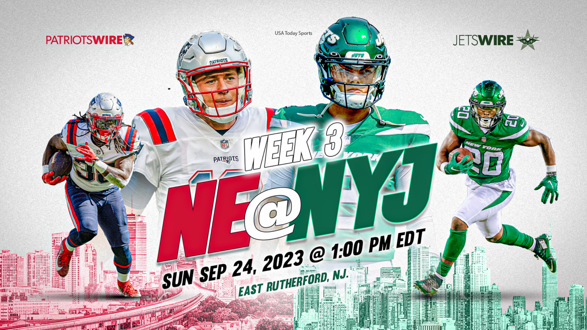 Jets vs. Patriots live stream, time, viewing info for Week 3