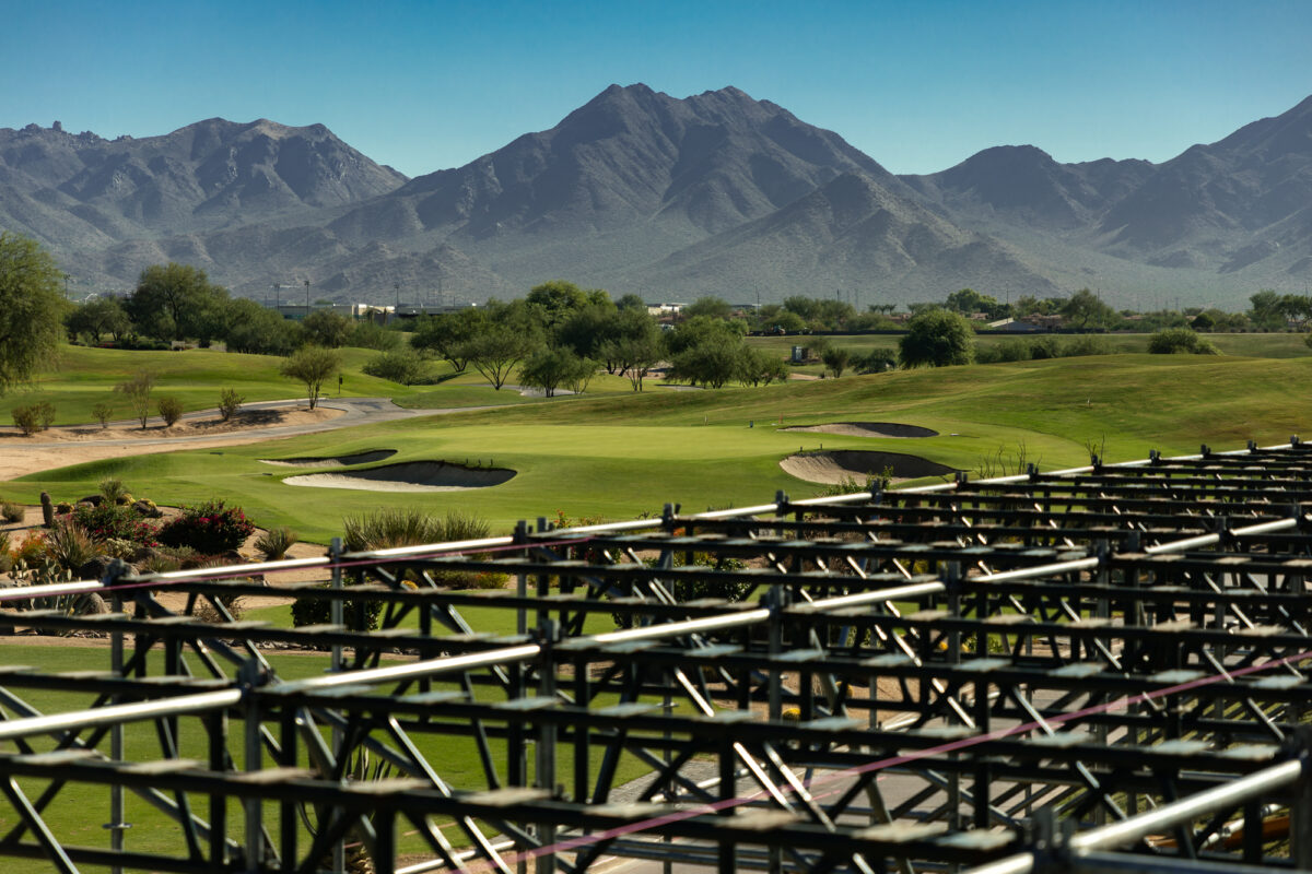 Photos: Arena already under construction at famed 16th hole at TPC Scottsdale