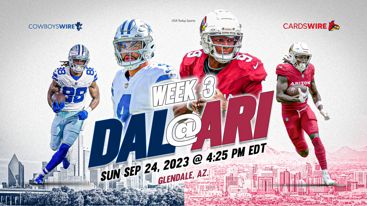 Cowboys Game Day News: Everything to know about Week 3 vs Cardinals