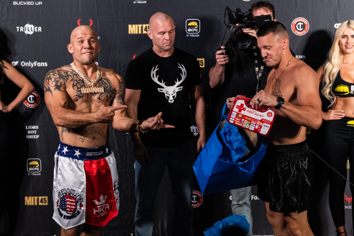 Photos: BKFC 51 weigh-ins and fighter faceoffs