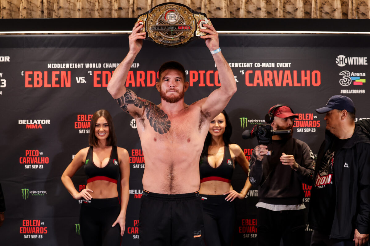 Bellator 299 weigh-in results: Title fight official, one fighter heavy in Dublin