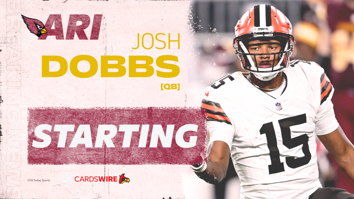 Josh Dobbs to start at QB for Cardinals vs. Giants in Week 2