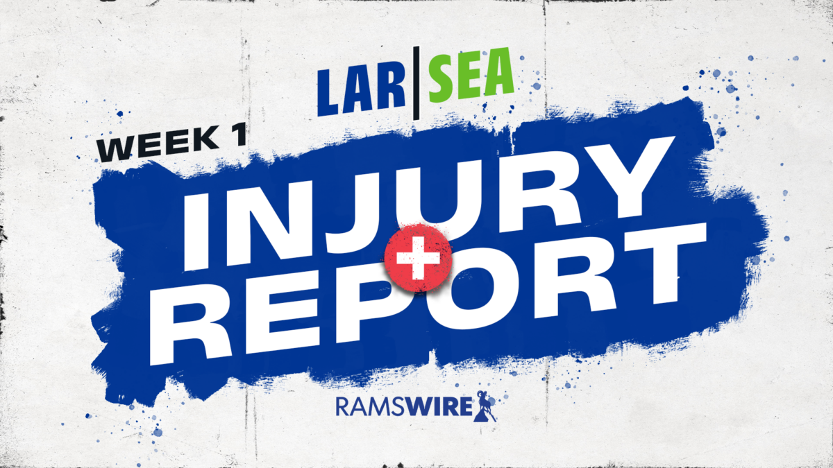 Rams Week 1 injury report: Kupp, Bennett and Long ruled out vs. Seahawks