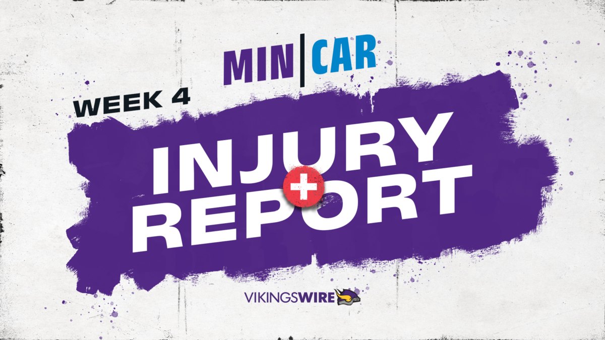 Vikings week 4 injury report shows improvement