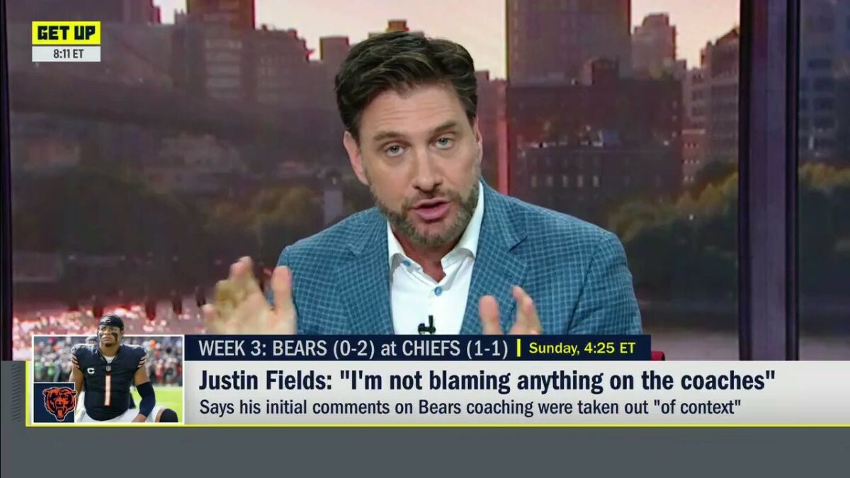 Mike Greenberg rips the Bears for how they’ve developed Justin Fields: ‘That place is a dumpster fire’