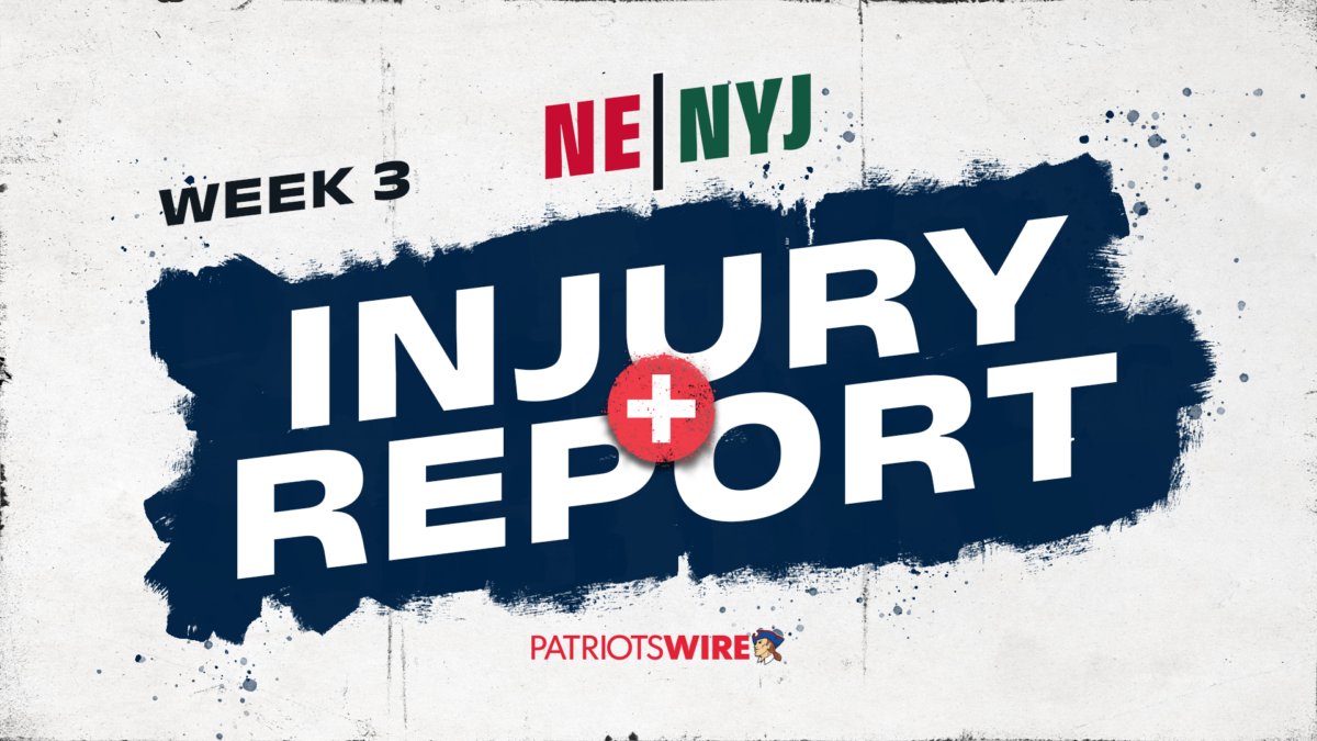 Week 3 injury report: Patriots looking significantly healthier ahead of Jets game