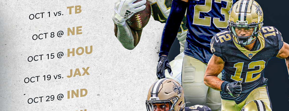 Get your downloadable New Orleans Saints 2023 schedule wallpaper