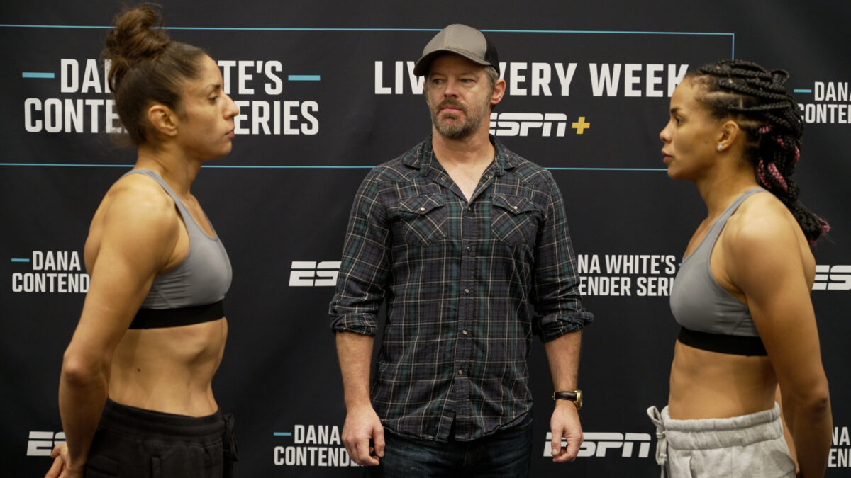 Dana White’s Contender Series 61 faceoff highlights video, photo gallery from Las Vegas