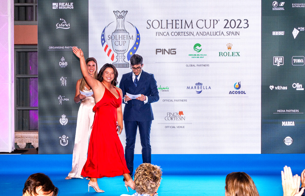 Photos: Solheim Cup players go glam for the event’s gala in Spain
