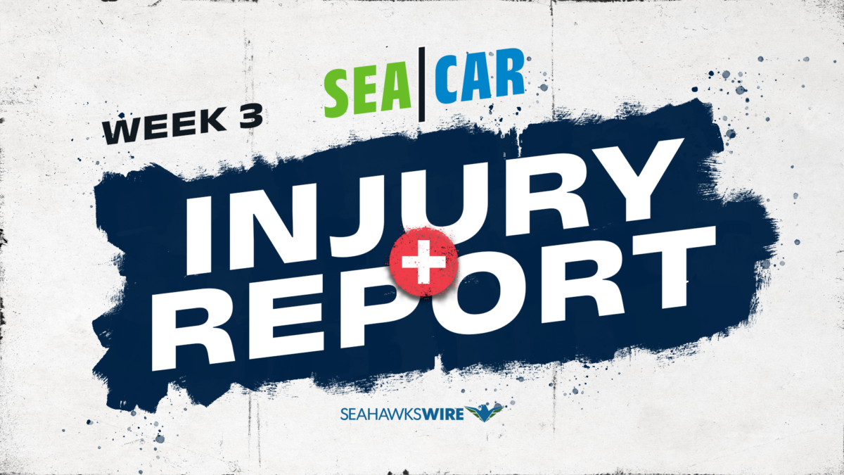 Seahawks Week 3 injury report: 11 players DNP