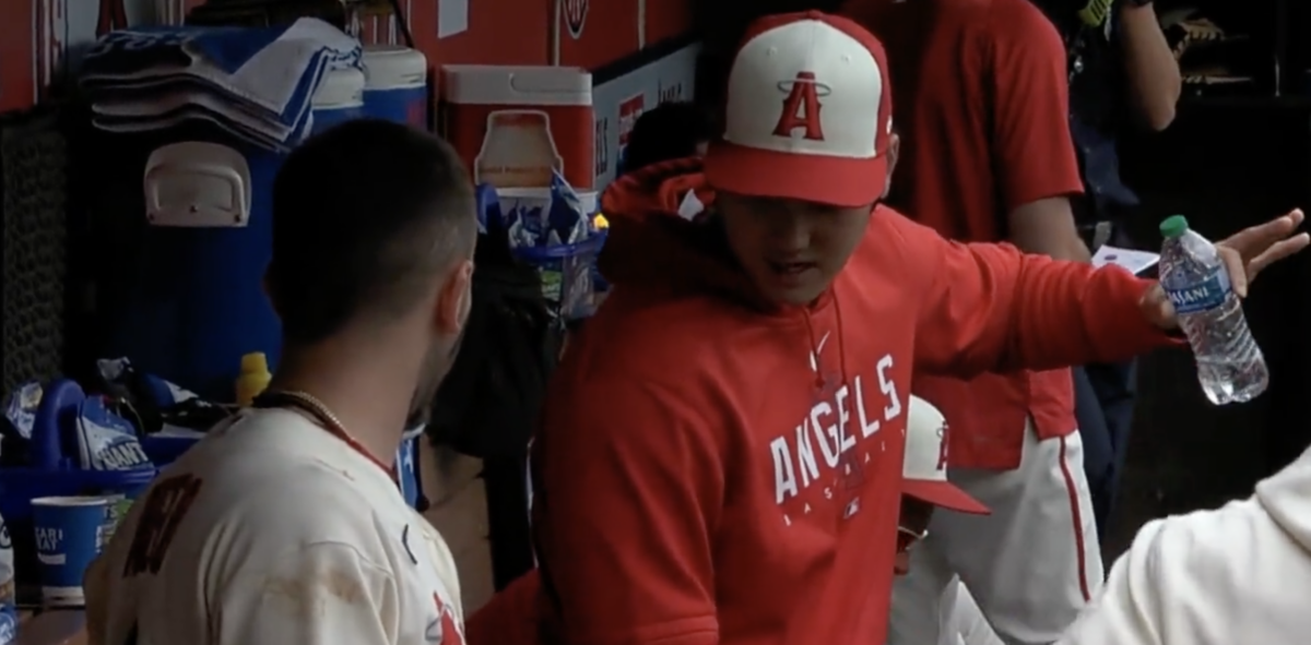 MLB fans loved watching Shohei Ohtani coach Angels teammate Zach Neto in the dugout