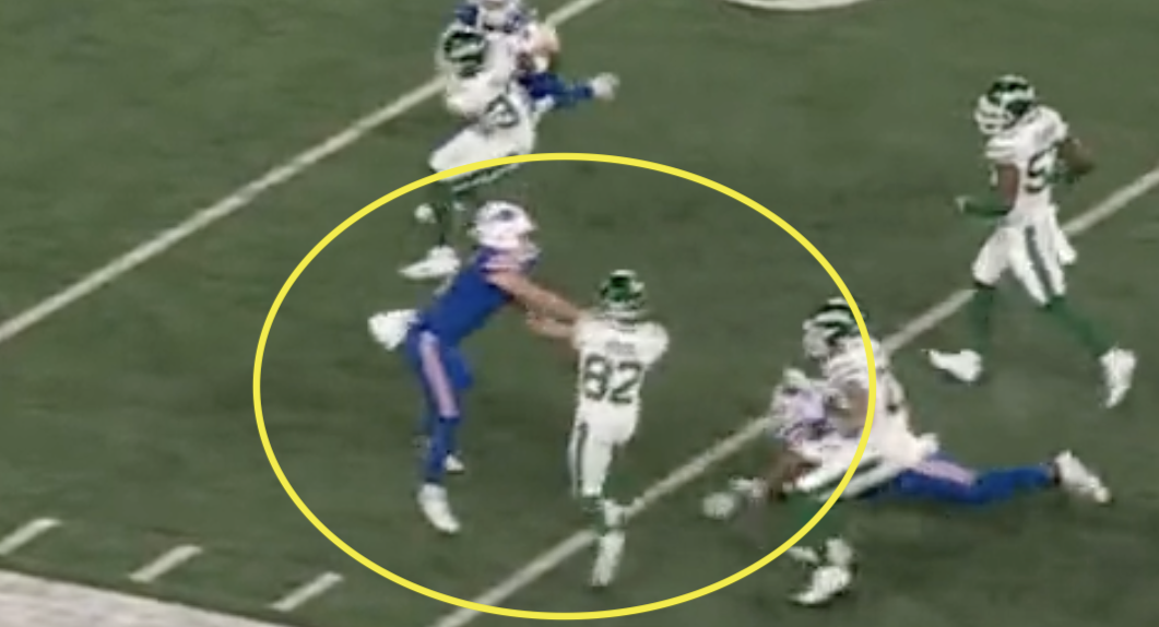 Bills punter Sam Martin made the most pathetic tackle attempt on the Jets’ walk-off TD