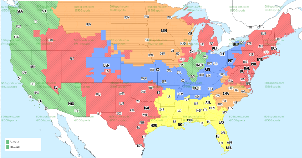 Eagles vs. Commanders: TV broadcast map for Week 4