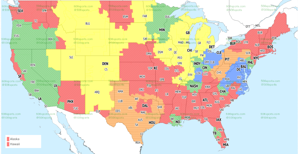 Ravens vs. Browns: TV broadcast map for Week 4