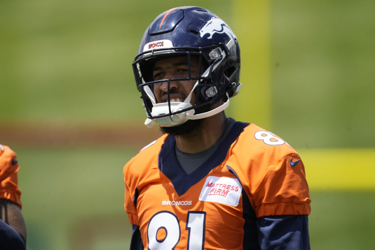 Broncos restructure Tim Patrick’s contract to create more salary cap space