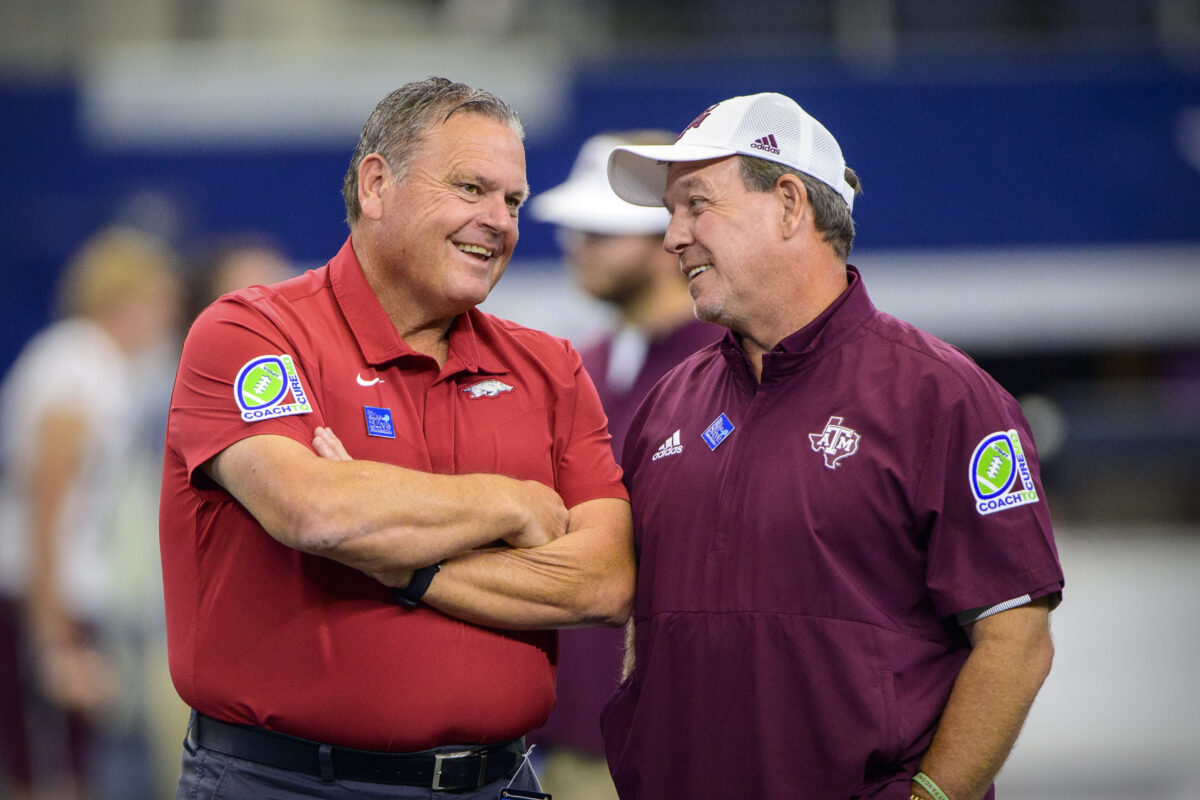 Jimbo and Sam: Two coaches in the same spot for A&M and Arkansas