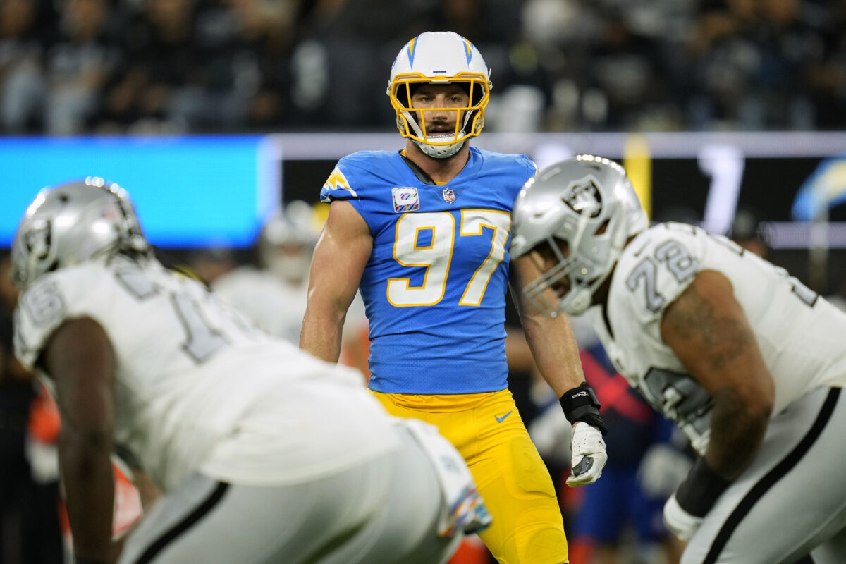 Chargers Week 4 injury report: Thursday