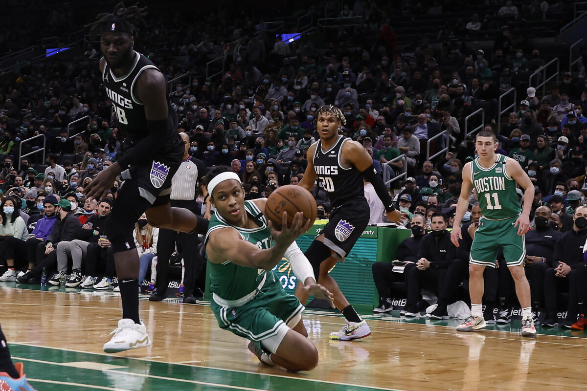 New Boston Celtics big man Neemias Queta in the NBA’s 2023 Las Vegas Summer League