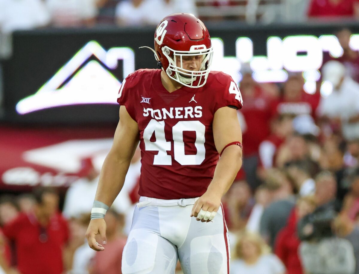Oklahoma defensive end Ethan Downs off to a great start to the 2023 season