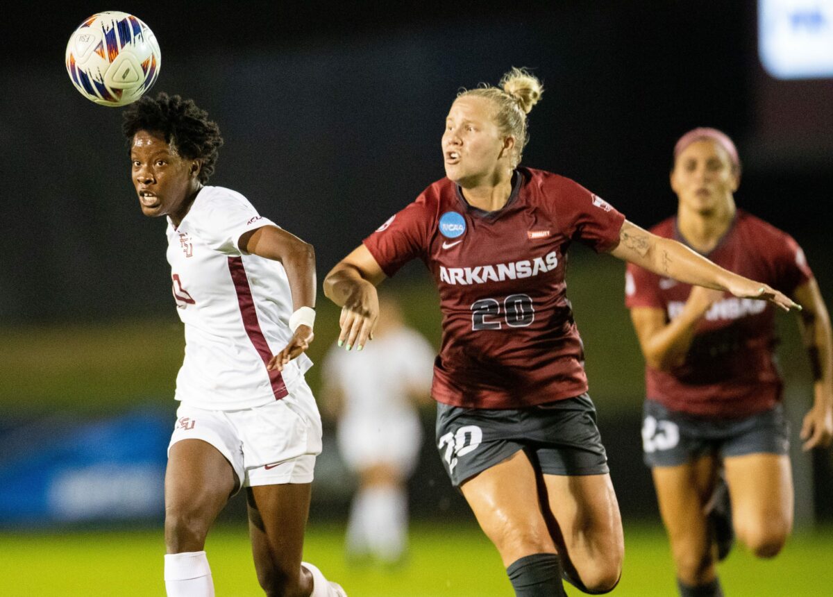 Arkansas soccer defeats Texas A&M to stay undefeated in SEC play