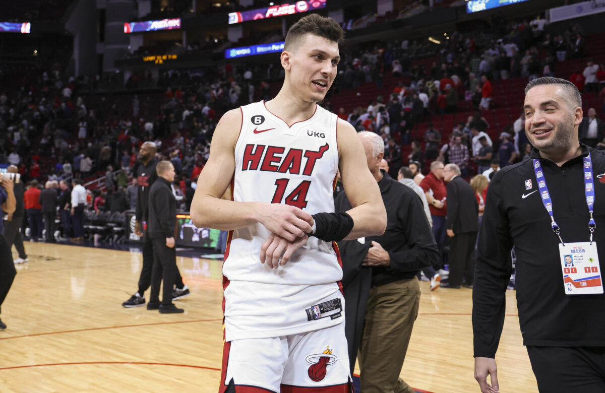 Tyler Herro shared his wild (and kind of sad) reaction to being included in Damian Lillard trade rumors