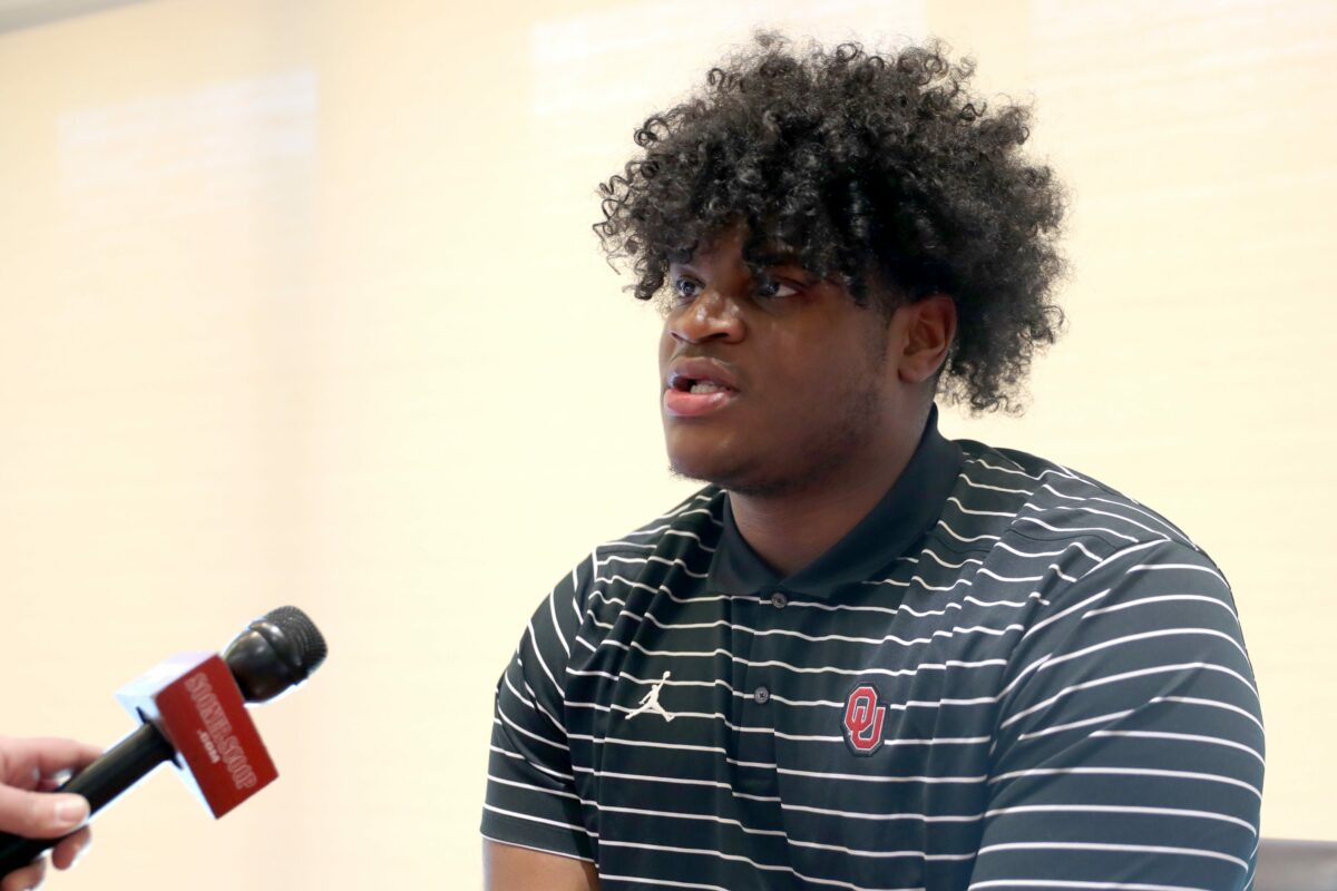 Oklahoma OL Cayden Green ready for the challenge of learning a new position