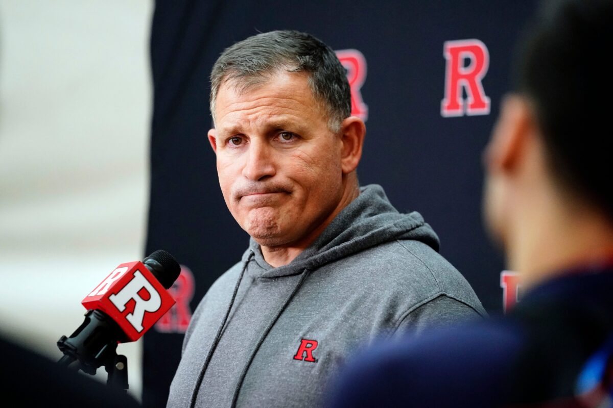 Rutgers football head coach Greg Schiano comments on the passing of basketball legend Phil Sellers