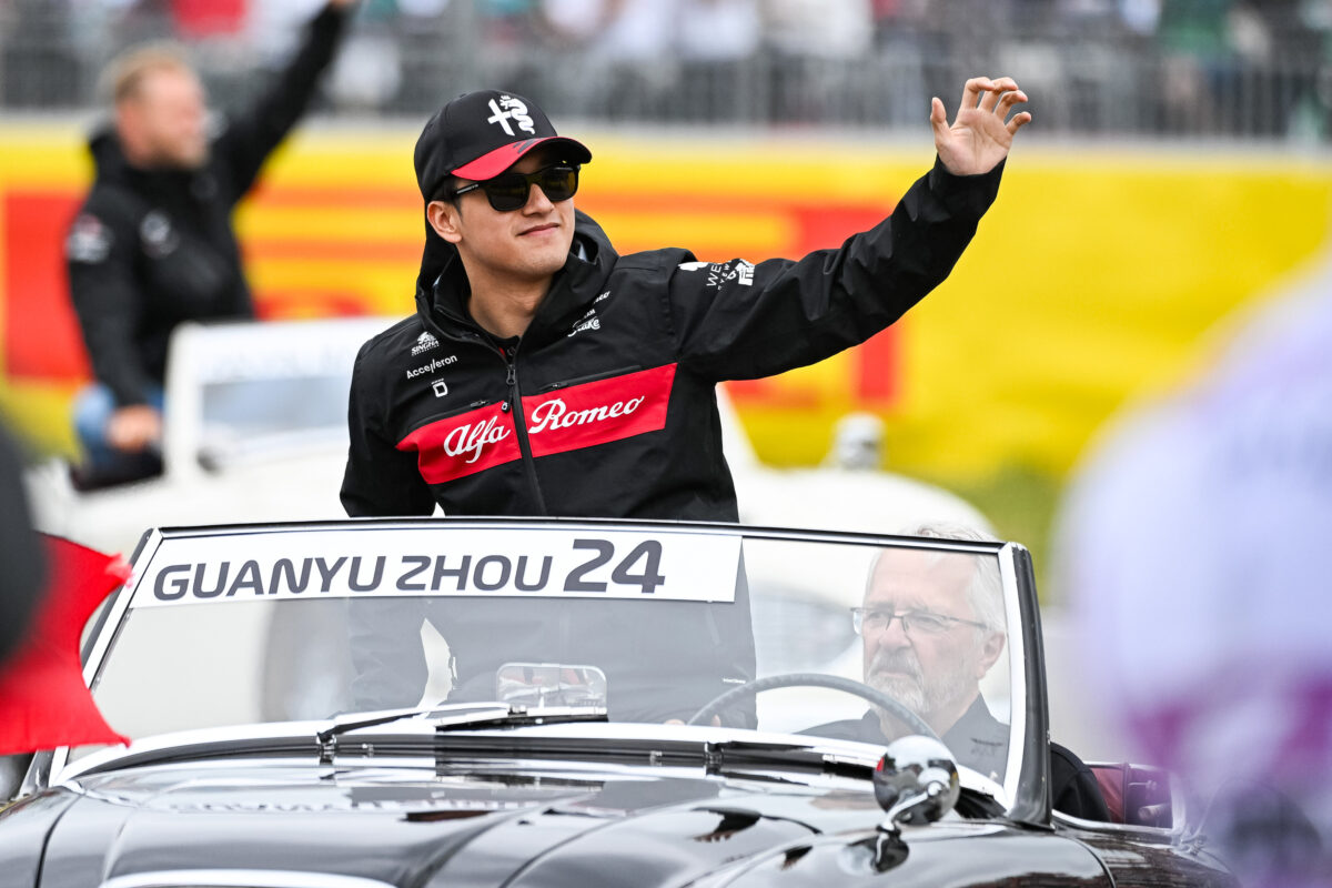 Zhou Guanyu re-signs with Alfa Romeo for 2024