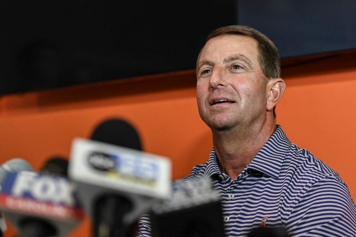 Dabo Swinney sounds off on everyone questioning Clemson’s approach to the transfer portal