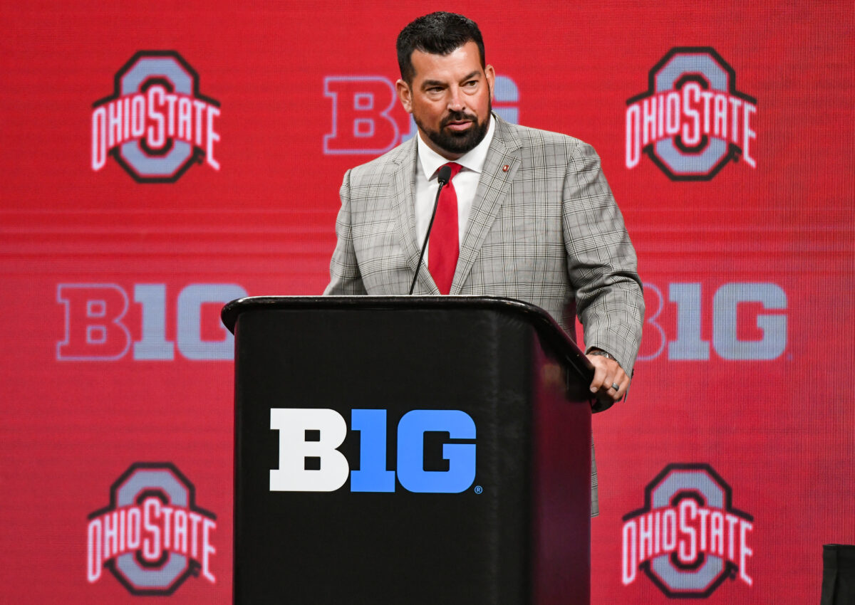 Ohio State head coach Ryan Day talks Youngstown State