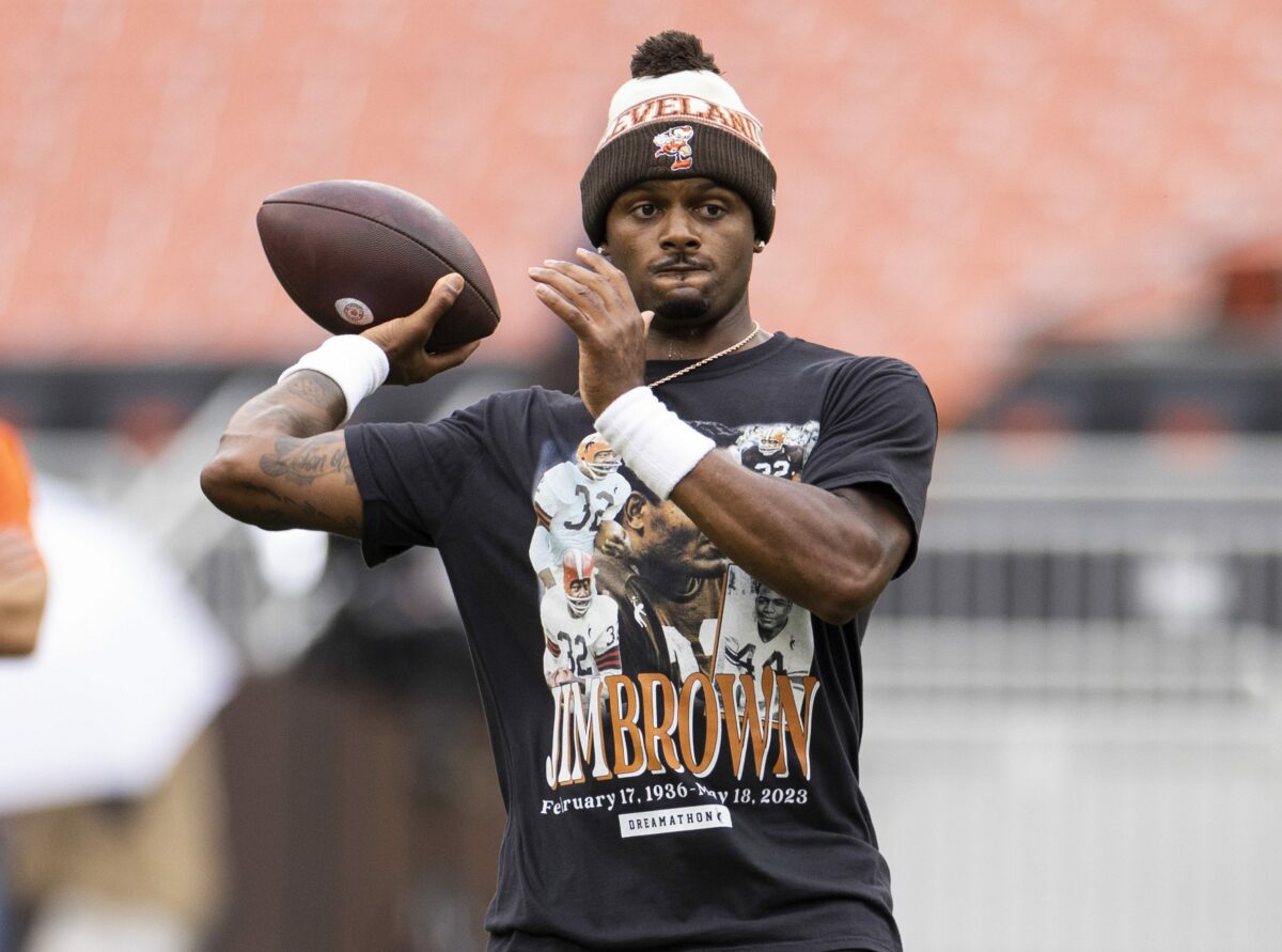 Browns fit check: Check out the pregame outfits of Deshaun Watson, Dalvin Tomlinson, more